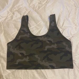 American Eagle camo crop top